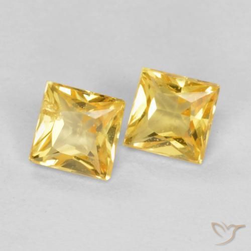 Shop natural 0.48ct ミディアムゴールド サファイア gems, 四角形, from タンザニア at GemSelect. In stock, global shipping!