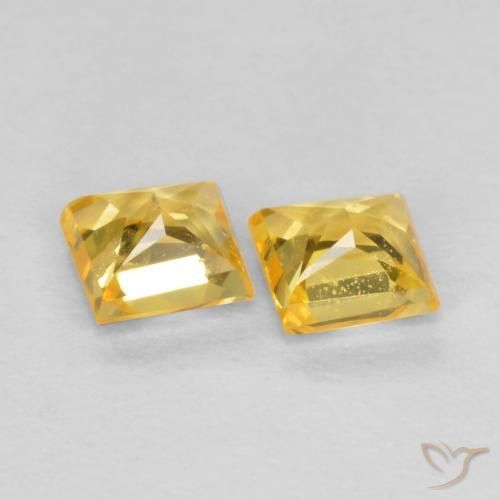 Shop natural 0.48ct ミディアムゴールド サファイア gems, 四角形, from タンザニア at GemSelect. In stock, global shipping!