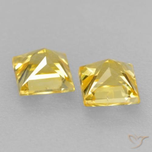 Shop natural 0.49ct ミディアムイエロー サファイア gems, 四角形, from タンザニア at GemSelect. In stock, global shipping!