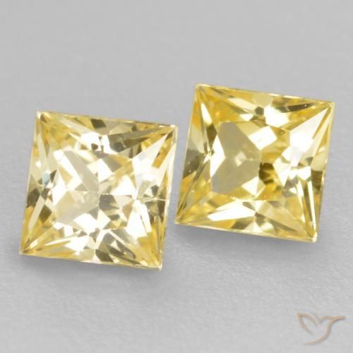Shop natural 0.59ct トスカーナイエロー サファイア gems, 四角形, from タンザニア at GemSelect. In stock, global shipping!