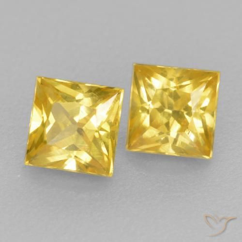 Shop natural 0.45ct トスカーナイエロー サファイア gems, 四角形, from タンザニア at GemSelect. In stock, global shipping!