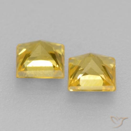 Shop natural 0.45ct トスカーナイエロー サファイア gems, 四角形, from タンザニア at GemSelect. In stock, global shipping!
