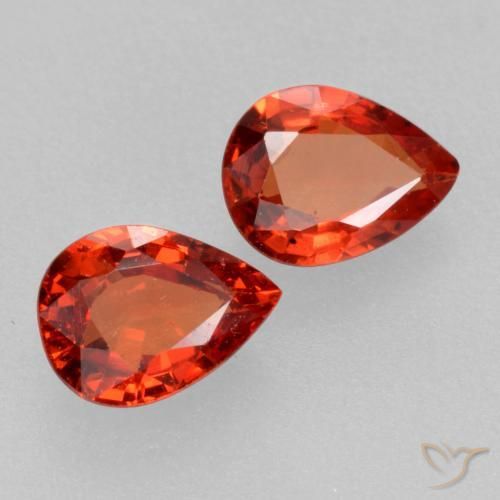 Shop natural 0.75ct ファイアレッド サファイア gems, 洋梨の形, from タンザニア at GemSelect. In stock, global shipping!