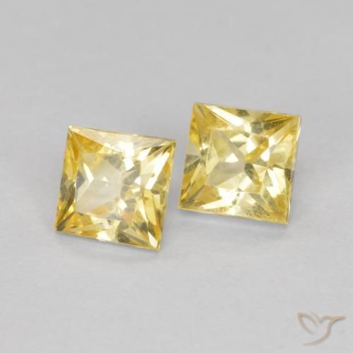 Shop natural 0.49ct トスカーナイエロー サファイア gems, 四角形, from タンザニア at GemSelect. In stock, global shipping!