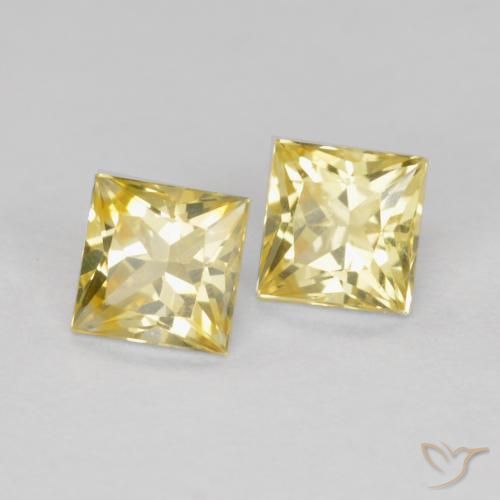 Shop natural 0.73ct トスカーナイエロー サファイア gems, 四角形, from タンザニア at GemSelect. In stock, global shipping!