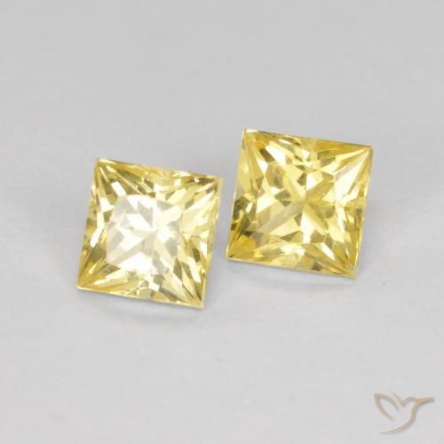 Shop natural 0.87ct トスカーナイエロー サファイア gems, 四角形, from タンザニア at GemSelect. In stock, global shipping!