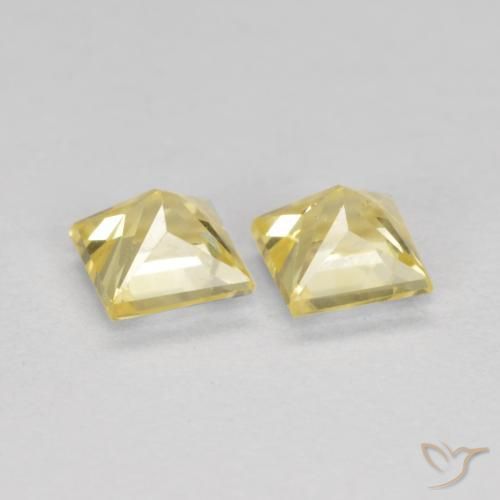Shop natural 0.63ct トスカーナイエロー サファイア gems, 四角形, from タンザニア at GemSelect. In stock, global shipping!