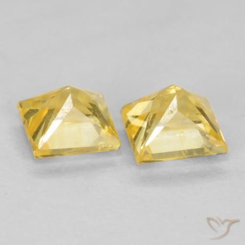 Shop natural 0.65ct トスカーナイエロー サファイア gems, 四角形, from タンザニア at GemSelect. In stock, global shipping!