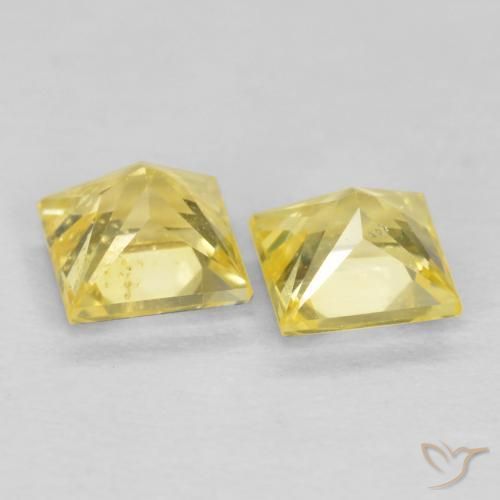Shop natural 0.62ct トスカーナイエロー サファイア gems, 四角形, from タンザニア at GemSelect. In stock, global shipping!