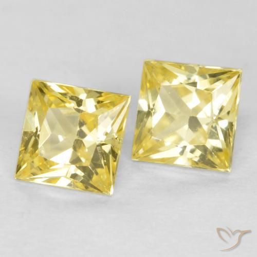 Shop natural 0.54ct トスカーナイエロー サファイア gems, 四角形, from タンザニア at GemSelect. In stock, global shipping!