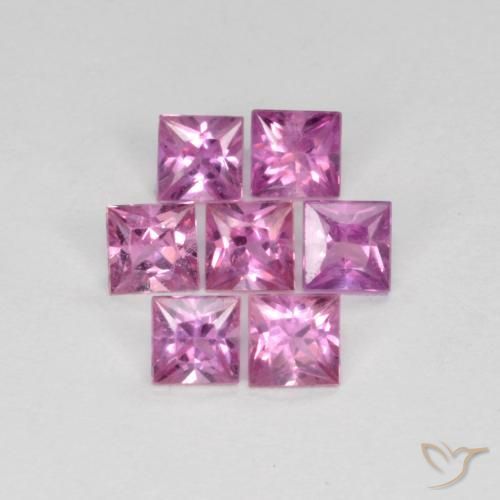 Shop natural 0.98ct ロイヤルパープルピンク サファイア gems, 四角形, from タンザニア at GemSelect. In stock, global shipping!