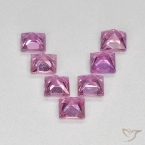 Shop natural 0.98ct ロイヤルパープルピンク サファイア gems, 四角形, from タンザニア at GemSelect. In stock, global shipping!