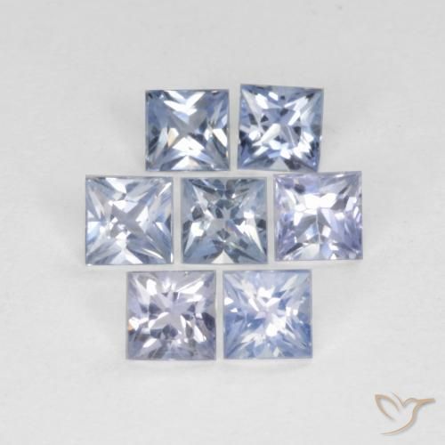 Shop natural 1.04ct 薄いパープルがかったブルー サファイア gems, 四角形, from タンザニア at GemSelect. In stock, global shipping!