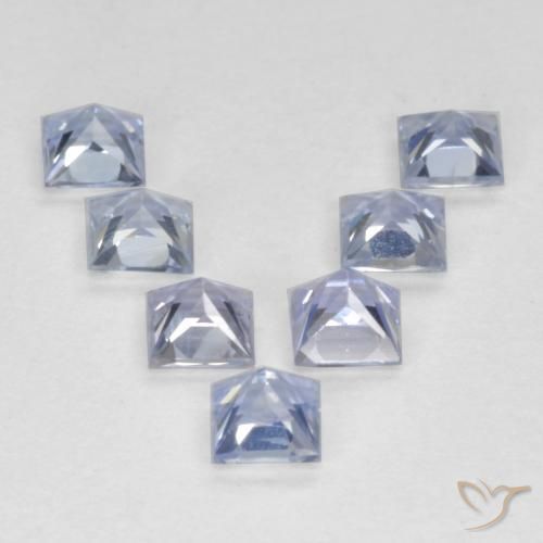 Shop natural 1.04ct 薄いパープルがかったブルー サファイア gems, 四角形, from タンザニア at GemSelect. In stock, global shipping!