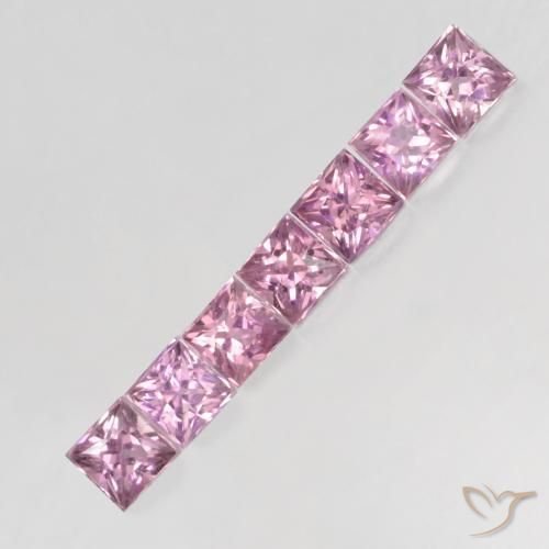Shop natural 0.67ct 非常に薄いピンク サファイア gems, 四角形, from タンザニア at GemSelect. In stock, global shipping!