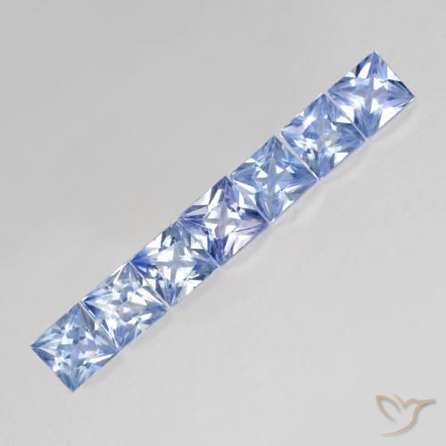 Shop natural 1.23ct パステルブルー サファイア gems, 四角形, from タンザニア at GemSelect. In stock, global shipping!