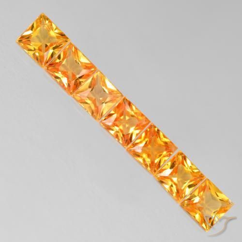 Shop natural 2.20ct ハニーオレンジ サファイア gems, 四角形, from タンザニア at GemSelect. In stock, global shipping!