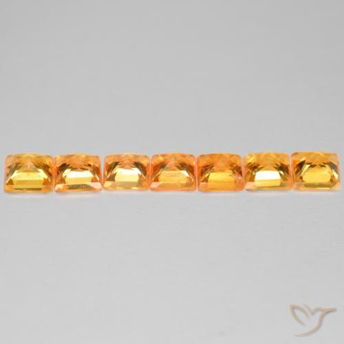 Shop natural 2.20ct ハニーオレンジ サファイア gems, 四角形, from タンザニア at GemSelect. In stock, global shipping!