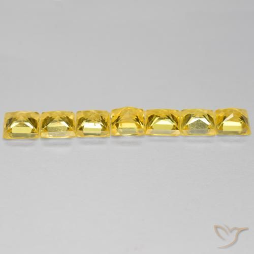 Shop natural 2.33ct ミディアムイエロー サファイア gems, 四角形, from タンザニア at GemSelect. In stock, global shipping!