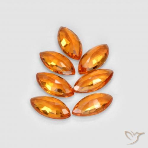Shop natural 1.15ct アンバーオレンジ サファイア gems, マーキーズ, from タンザニア at GemSelect. In stock, global shipping!