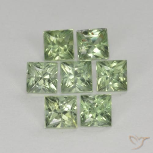 Shop natural 1.59ct ライトグリーン サファイア gems, 四角形, from タンザニア at GemSelect. In stock, global shipping!