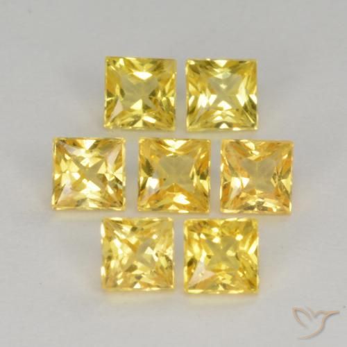 Shop natural 1.43ct ミディアムイエロー サファイア gems, 四角形, from タンザニア at GemSelect. In stock, global shipping!
