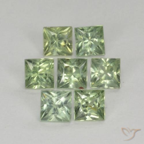 Shop natural 1.59ct 薄いセージグリーン サファイア gems, 四角形, from タンザニア at GemSelect. In stock, global shipping!