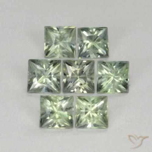 Shop natural 1.15ct ライトグリーン サファイア gems, 四角形, from タンザニア at GemSelect. In stock, global shipping!