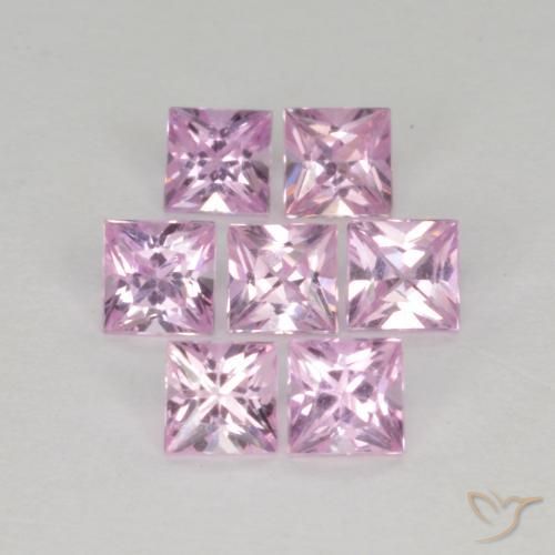 Shop natural 0.99ct チェリーピンクトーン サファイア gems, 四角形, from タンザニア at GemSelect. In stock, global shipping!