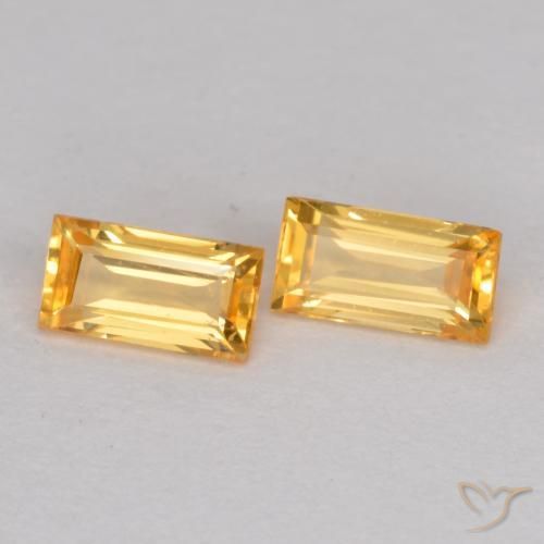 Shop natural 0.44ct ミディアムゴールド サファイア gems, バゲット, from タンザニア at GemSelect. In stock, global shipping!
