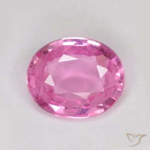 0.70ct 天然 ロイヤルパープルピンク サファイア, 楕円形, VS-SI