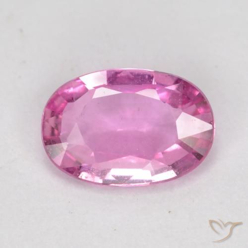 0.66ct 天然 明るいピンクがかった紫 サファイア, 楕円形, VS-SI