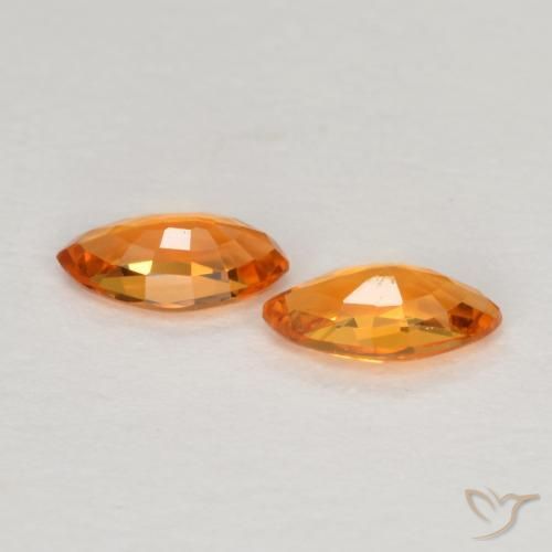 Shop natural 0.37ct 鮮やかなオレンジ サファイア gems, マーキーズ, from タンザニア at GemSelect. In stock, global shipping!