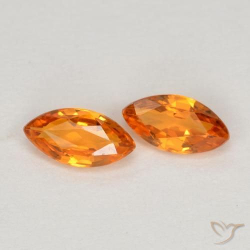 Shop natural 0.40ct 鮮やかなオレンジ サファイア gems, マーキーズ, from タンザニア at GemSelect. In stock, global shipping!