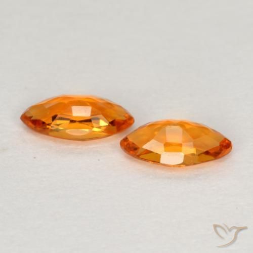 Shop natural 0.40ct 鮮やかなオレンジ サファイア gems, マーキーズ, from タンザニア at GemSelect. In stock, global shipping!