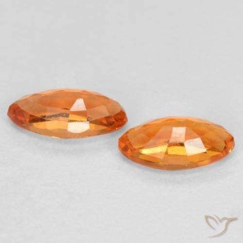 Shop natural 0.40ct 鮮やかなオレンジ サファイア gems, マーキーズ, from タンザニア at GemSelect. In stock, global shipping!