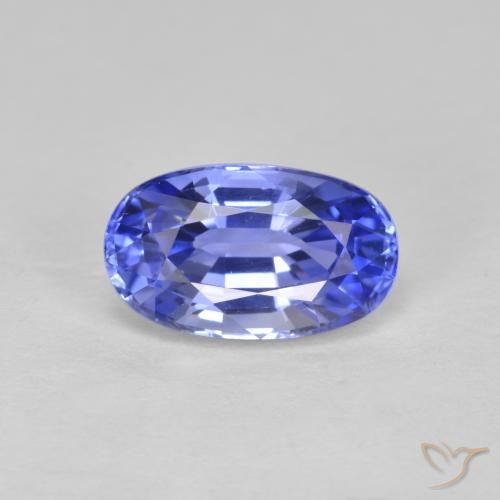 2.36ct 天然 ディープバイオレットブルー サファイア, 楕円形, VVS-VS