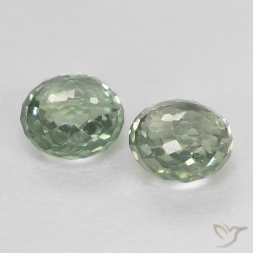 Shop natural 0.91ct 灰色がかった緑 サファイア gems, ラウンド, from タンザニア at GemSelect. In stock, global shipping!