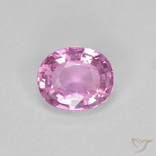 0.44ct 天然 ライトピンク サファイア, 楕円形, VS