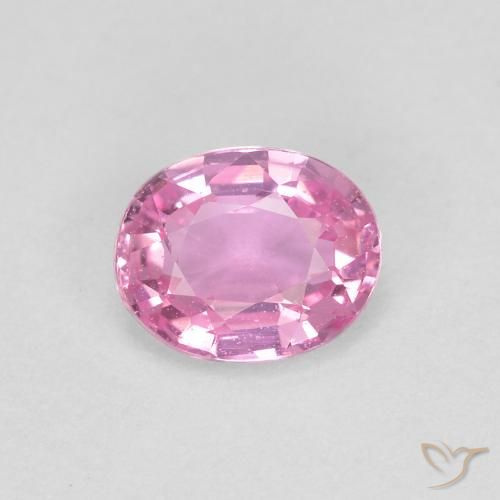 0.41ct 天然 非常に薄いロイヤルパープルピンク サファイア, 楕円形, VVS-VS