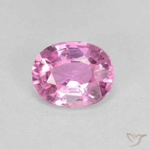 0.44ct 天然 ロイヤルパープルピンク サファイア, 楕円形, VVS-VS
