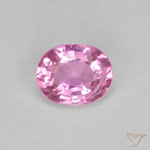 0.43ct 天然 ロイヤルパープルピンク サファイア, 楕円形, VS