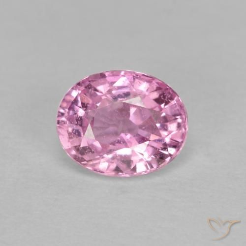 0.53ct 天然 非常に薄いロイヤルパープルピンク サファイア, 楕円形, VS-SI