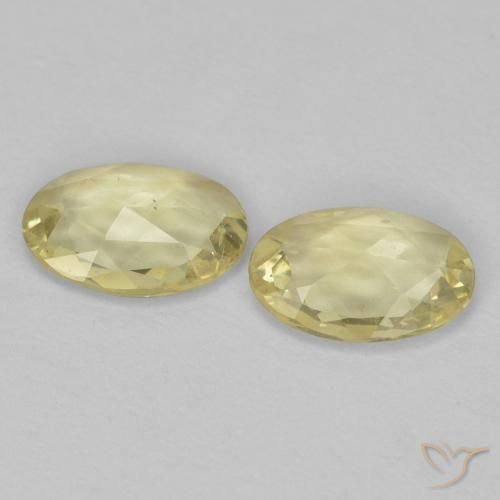 Shop natural 0.78ct 非常に薄いディジョンイエロー サファイア gems, 楕円形, from タンザニア at GemSelect. In stock, global shipping!