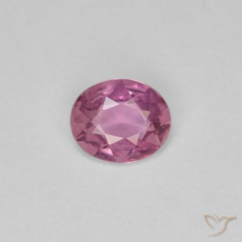 0.54ct 天然 ディープピンク サファイア, 楕円形, VVS-VS
