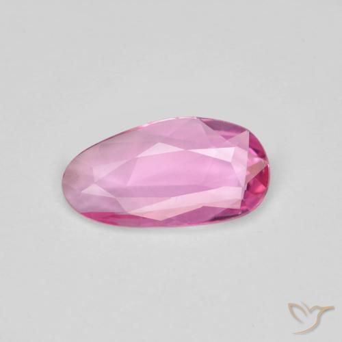 0.88ct 天然 濃いピンク サファイア, ファンシー, VVS