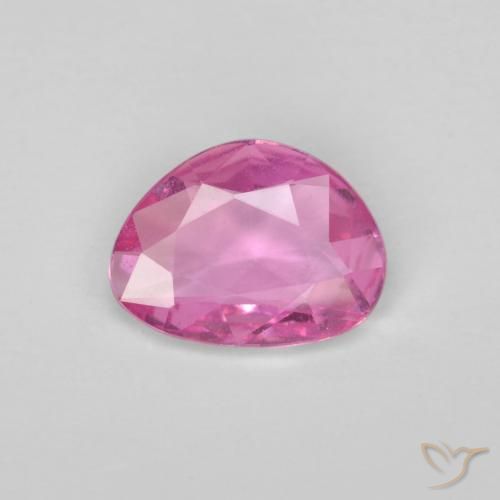 0.84ct 天然 ディープピンク サファイア, ファンシー, VVS-VS