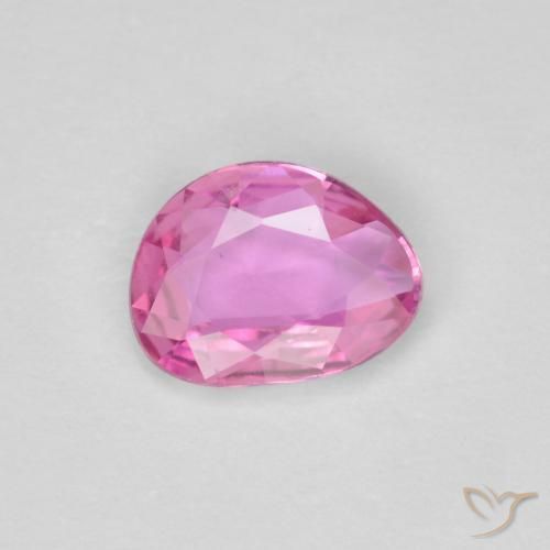 0.61ct 天然 濃いピンク サファイア, ファンシー, VVS