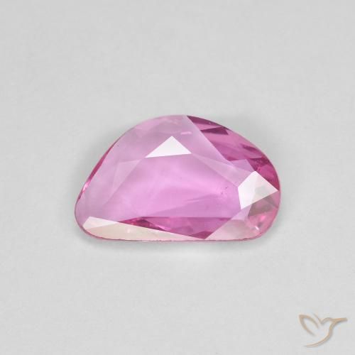 0.90ct 天然 濃いピンク サファイア, ファンシー, VS