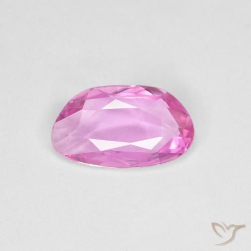 0.94ct 天然 ロイヤルパープルピンク サファイア, ファンシー, VVS-VS
